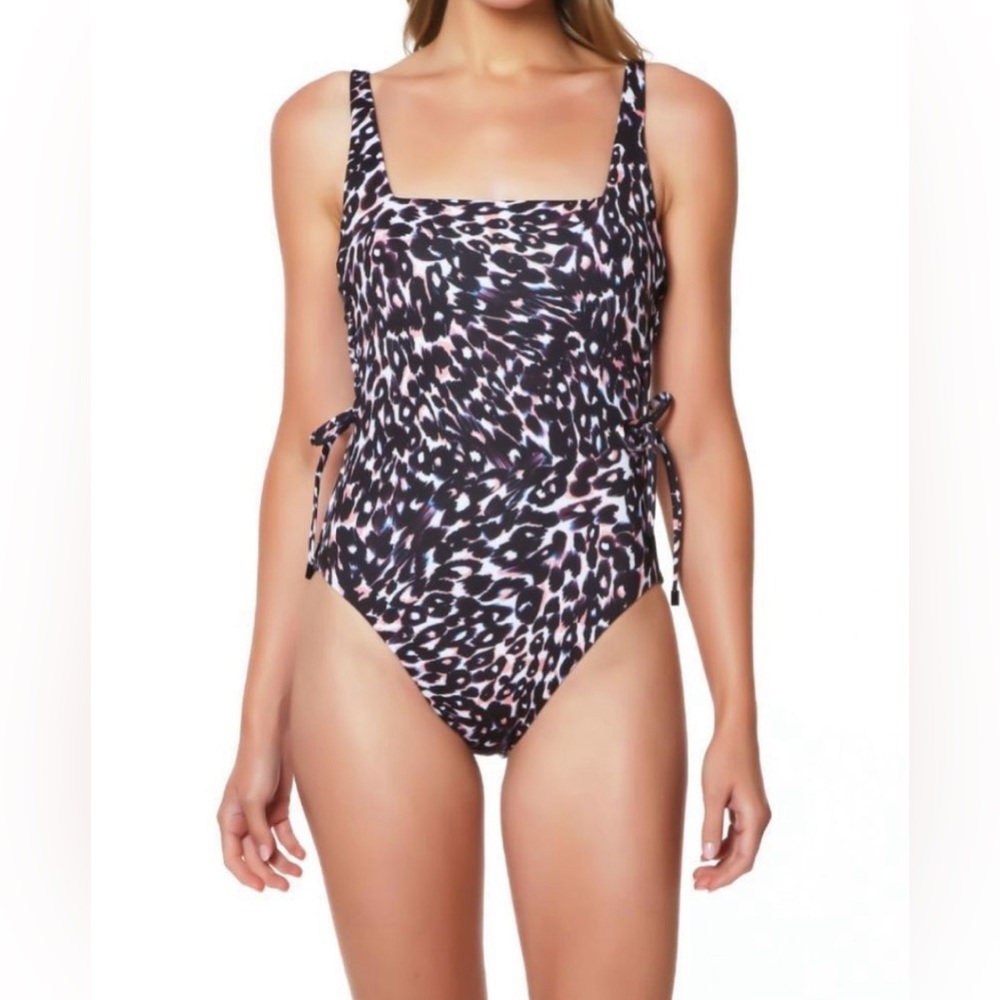 Sanctuary Swim cheetah multicolored one piece